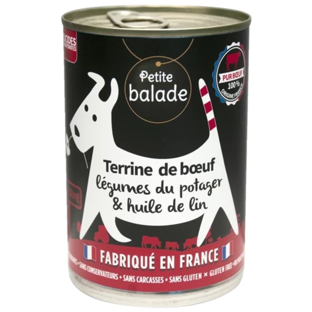 Terrine de boeuf légumes du potager & huile de lin